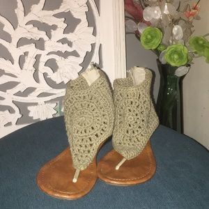 Crocheted Sandals